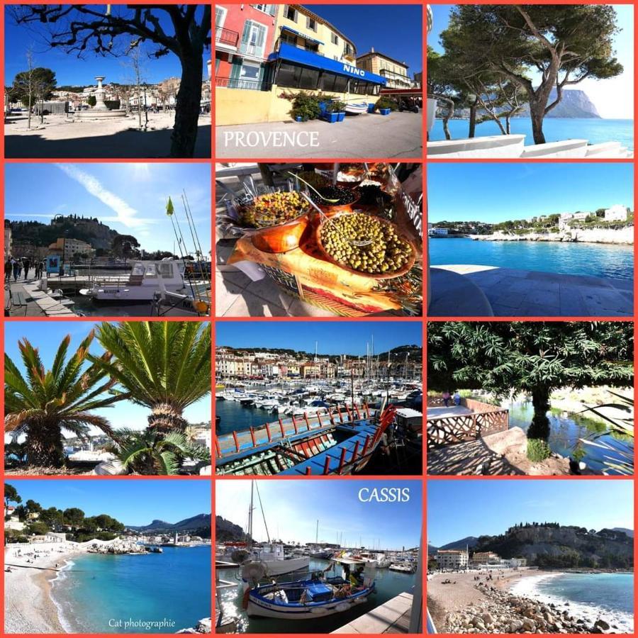 Mon Petit Paradis, Cassis Centre Apt 90 M2, 200 M Mer, Terr Plein Sud, Clim Park Prive Exterior foto
