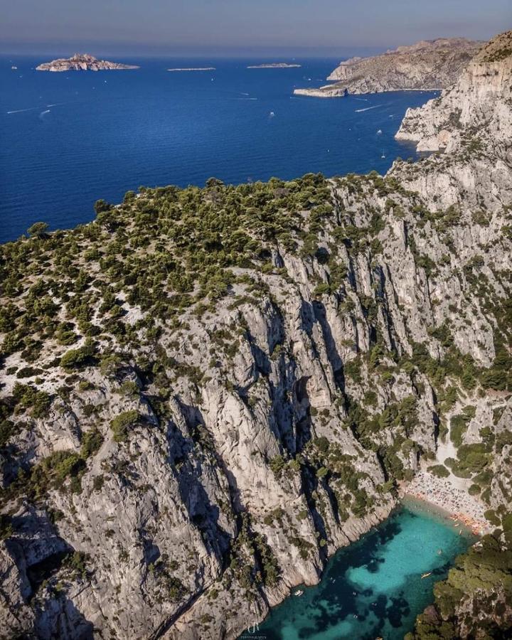 Mon Petit Paradis, Cassis Centre Apt 90 M2, 200 M Mer, Terr Plein Sud, Clim Park Prive Exterior foto