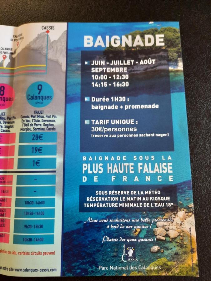 Mon Petit Paradis, Cassis Centre Apt 90 M2, 200 M Mer, Terr Plein Sud, Clim Park Prive Exterior foto